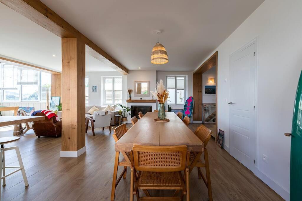 ביאריץ Beautiful Beach House In Front Of The Ocean מראה חיצוני תמונה