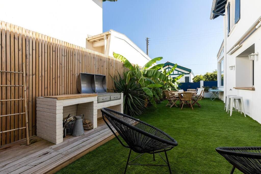 ביאריץ Beautiful Beach House In Front Of The Ocean מראה חיצוני תמונה